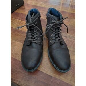 B-52 BY BULLBOXER Dark Brown Men's Size 11 Boots Side Zip Synthetic